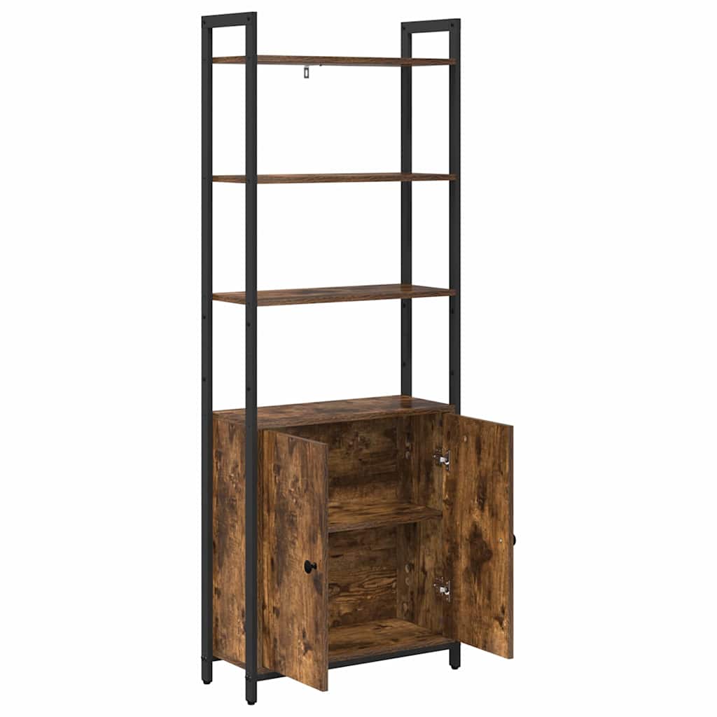 Armadio per Libri Rovere fumÃ© 60 x 24 x 161 cm