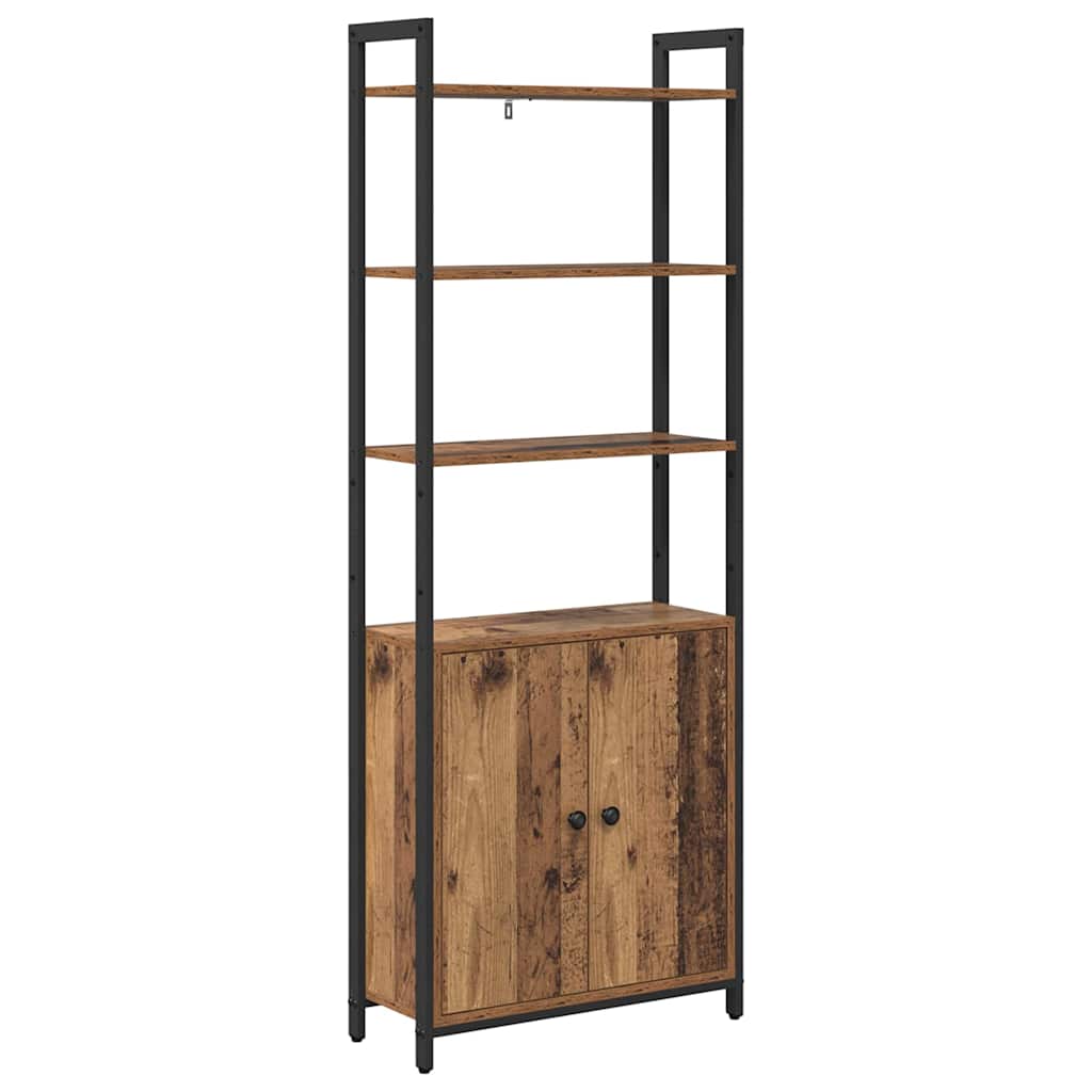 Armadio per Libri Legno vecchio 60 x 24 x 161 cm