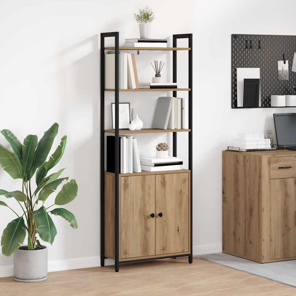 Armadio per Libri Rovere artigianale 60 x 24 x 161 cm