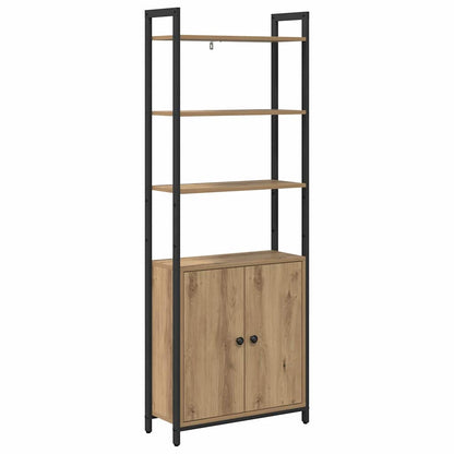 Armadio per Libri Rovere artigianale 60 x 24 x 161 cm