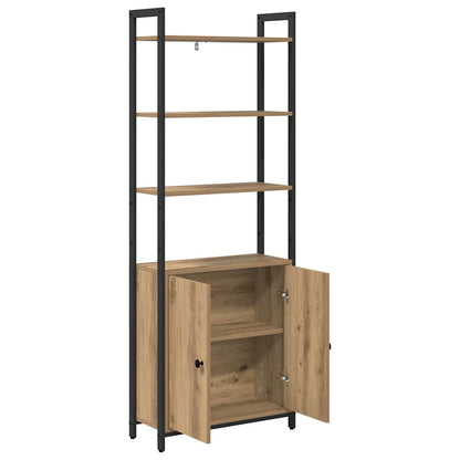 Armadio per Libri Rovere artigianale 60 x 24 x 161 cm