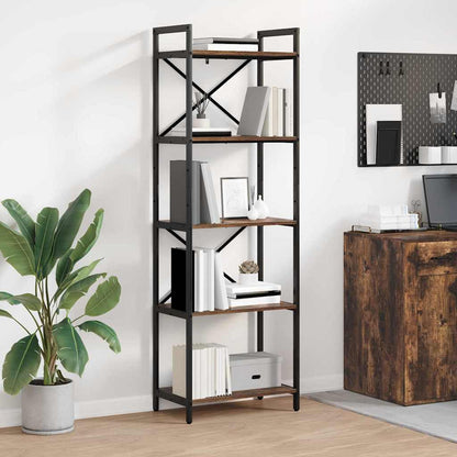 Libreria Rovere fumÃ© 56 x 34 x 171 cm Legno multistrato
