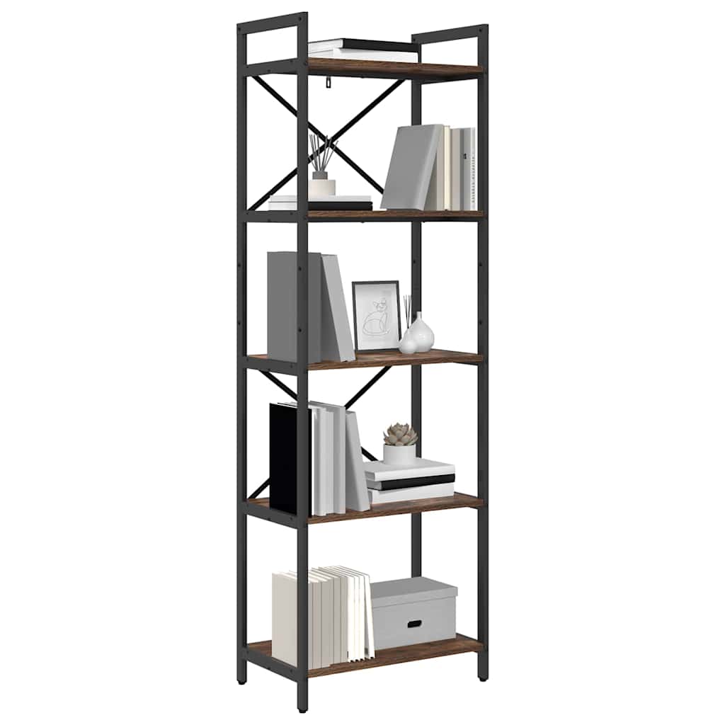 Libreria Rovere fumÃ© 56 x 34 x 171 cm Legno multistrato