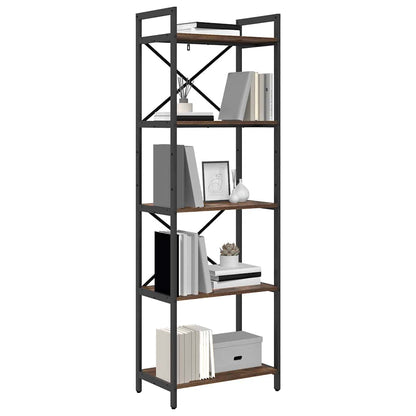 Libreria Rovere fumÃ© 56 x 34 x 171 cm Legno multistrato