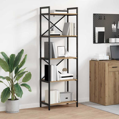 Libreria Rovere artigianale 56 x 34 x 171 cm Legno multistrato
