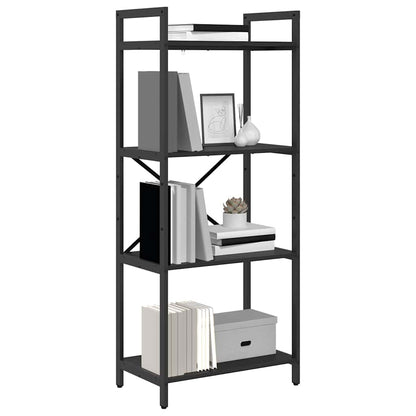 Libreria Rovere Nero 56 x 34 x 133,5 cm Legno multistrato