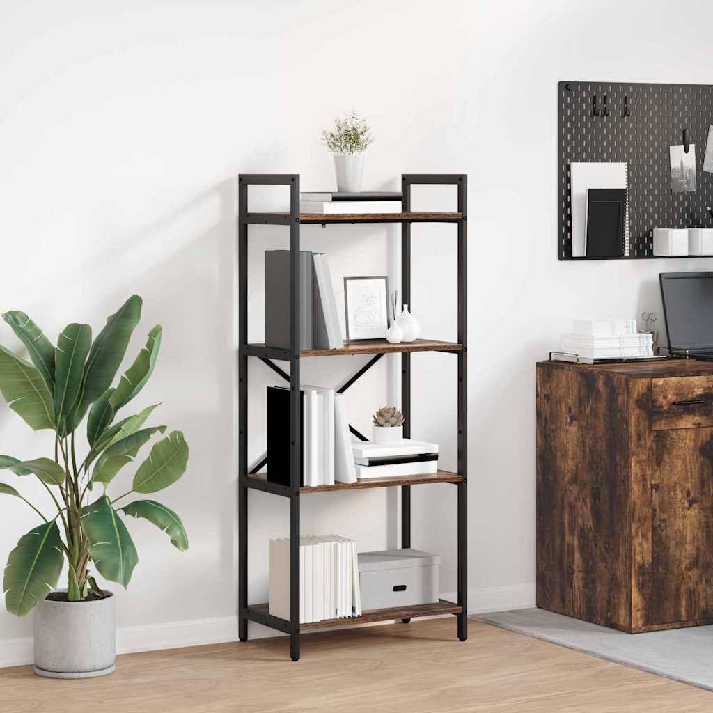 Libreria Rovere fumÃ© 56 x 34 x 133,5 cm Legno multistrato