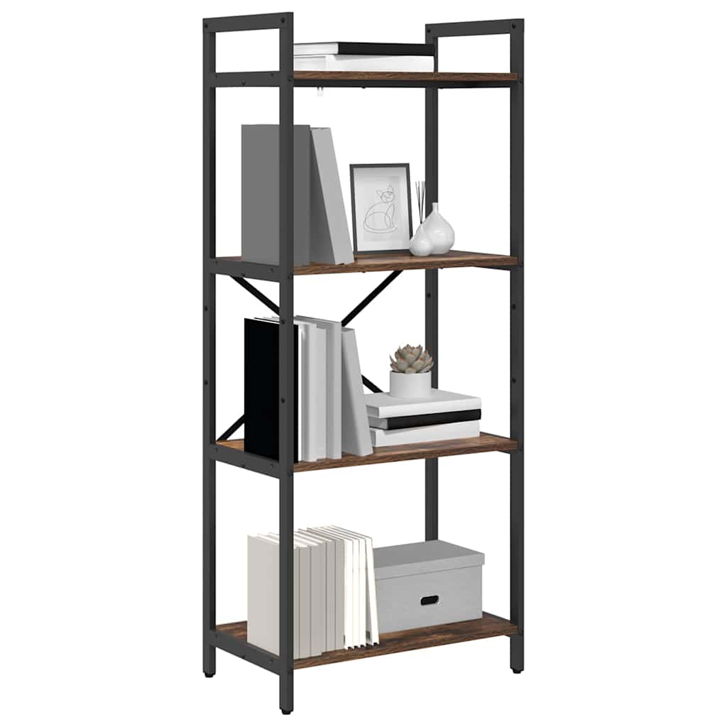 Libreria Rovere fumÃ© 56 x 34 x 133,5 cm Legno multistrato