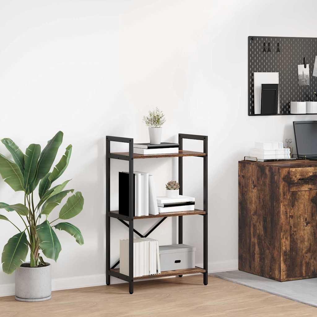 Libreria Rovere fumÃ© 56 x 34 x 96 cm Legno multistrato