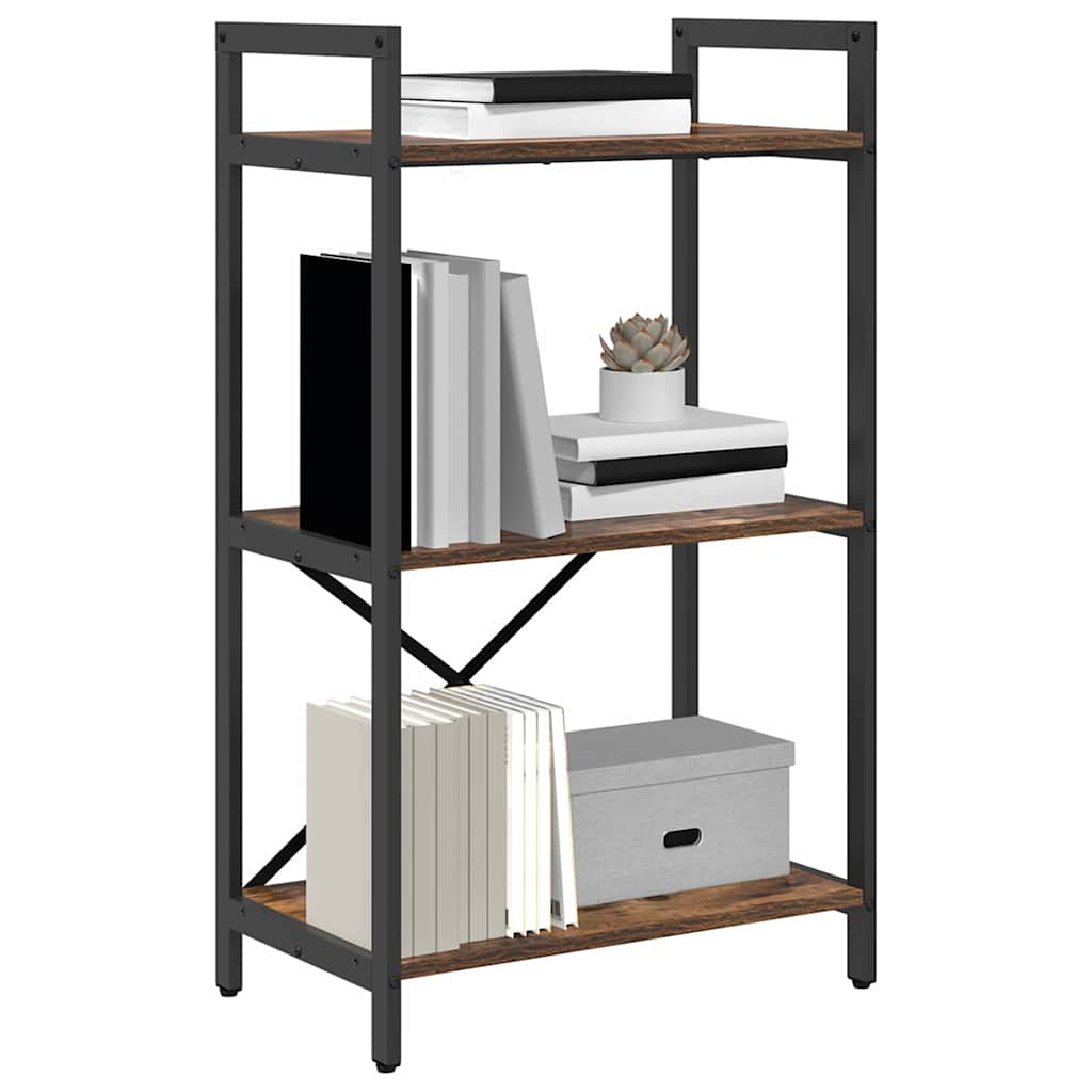 Libreria Rovere fumÃ© 56 x 34 x 96 cm Legno multistrato