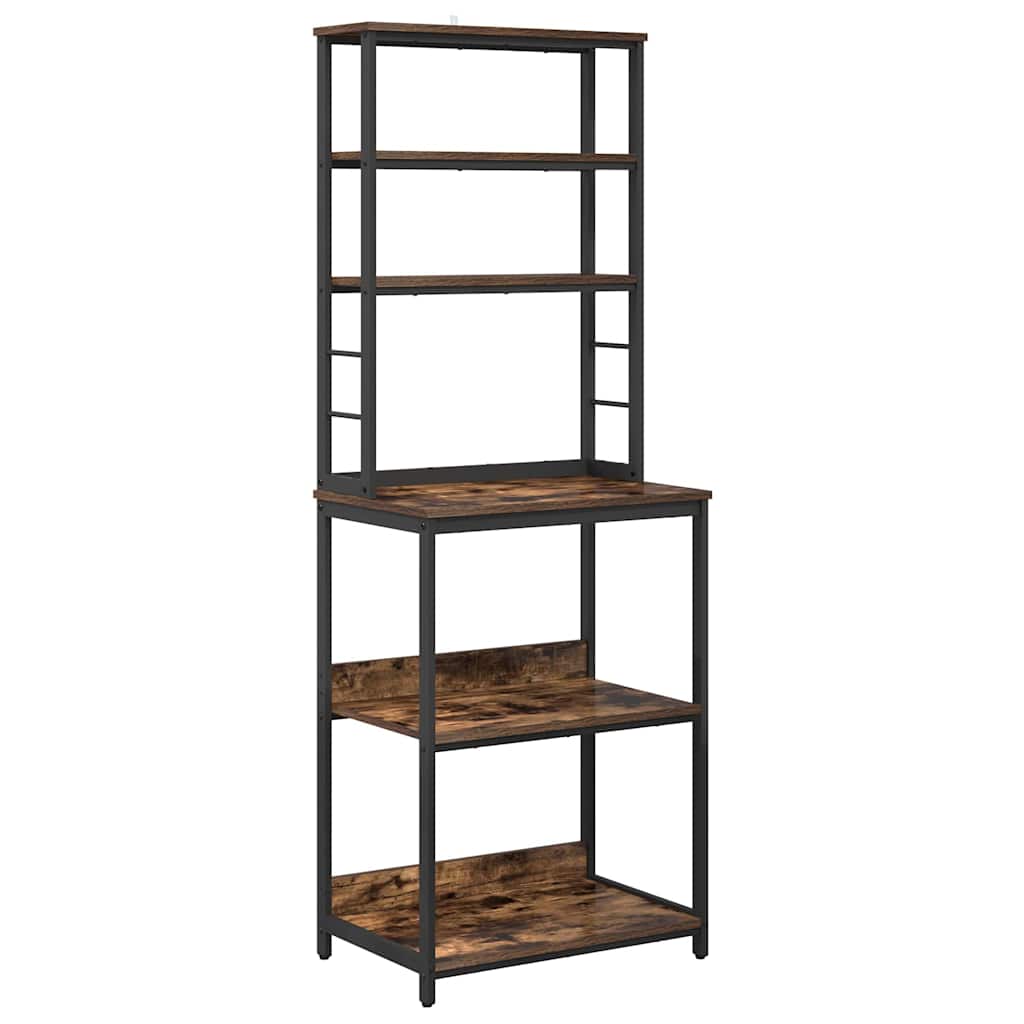 Mensola da cucina Rovere fumÃ© 60 x 40 x 168 cm