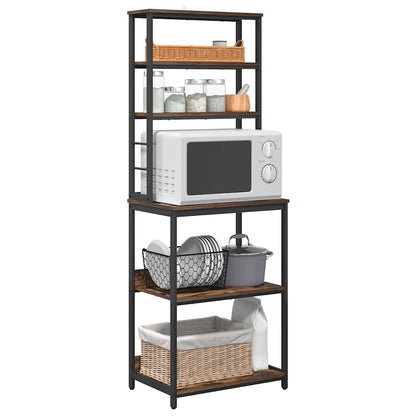 Mensola da cucina Rovere fumÃ© 60 x 40 x 168 cm