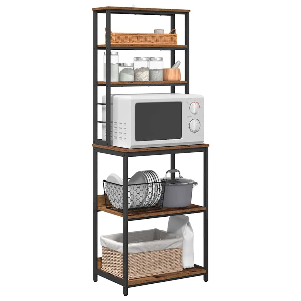 Mensola da cucina Legno vecchio 60 x 40 x 168 cm