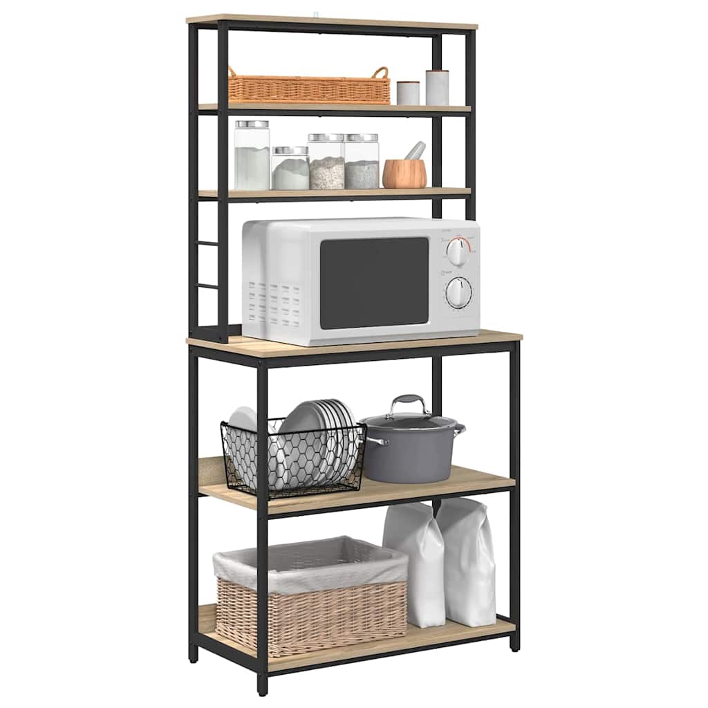 Mensola da cucina Rovere Sonoma 80 x 40 x 168 cm