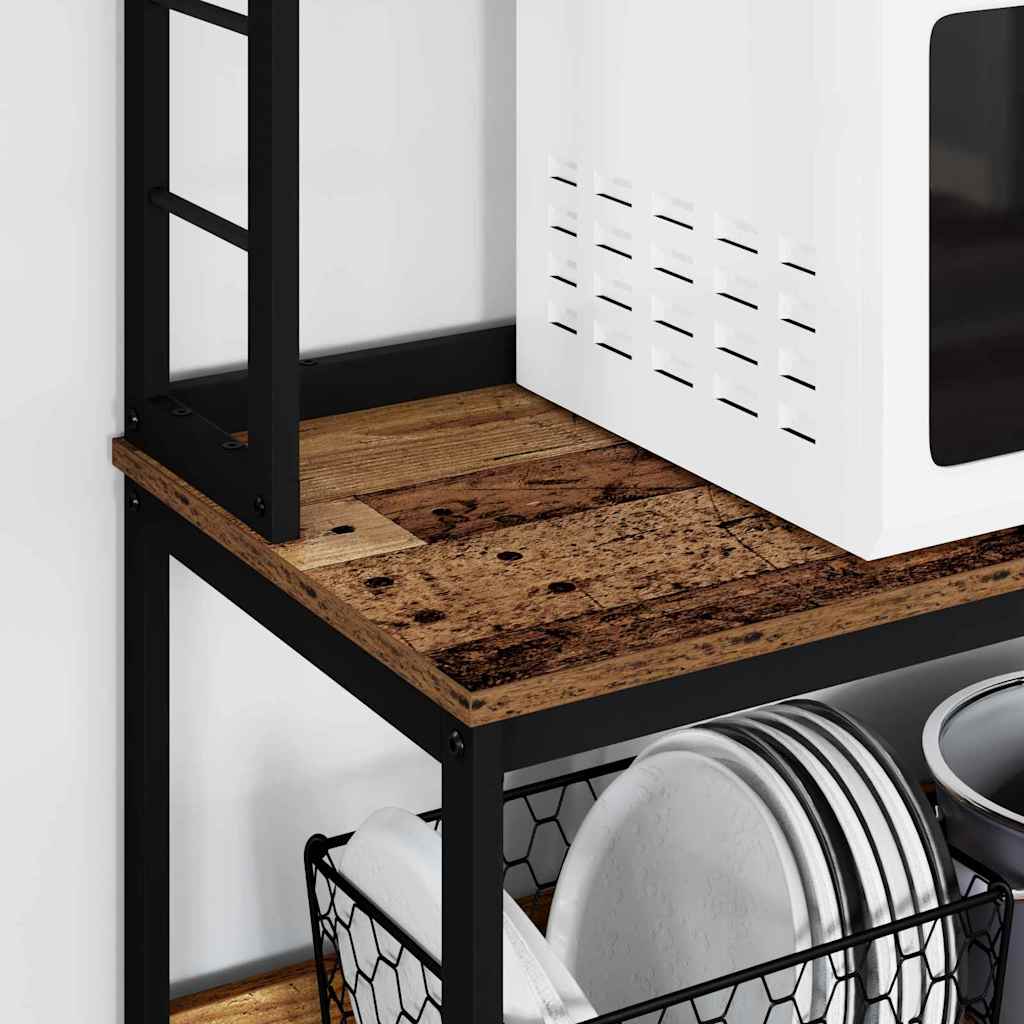 Mensola da cucina Legno vecchio 80 x 40 x 168 cm