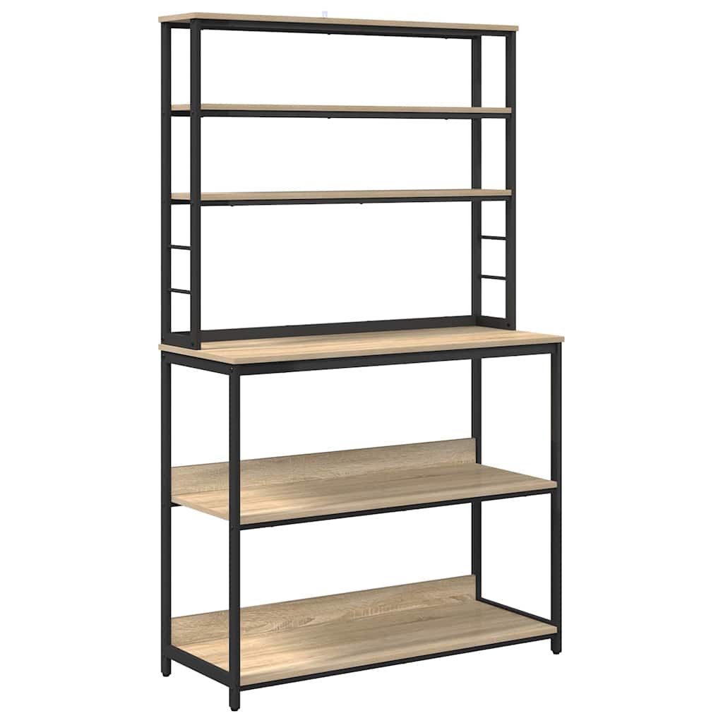 Mensola da cucina Rovere Sonoma 100 x 40 x 168 cm