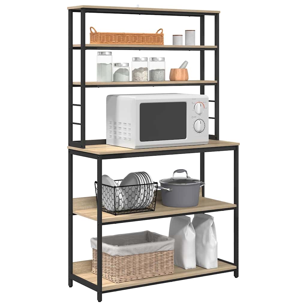 Mensola da cucina Rovere Sonoma 100 x 40 x 168 cm