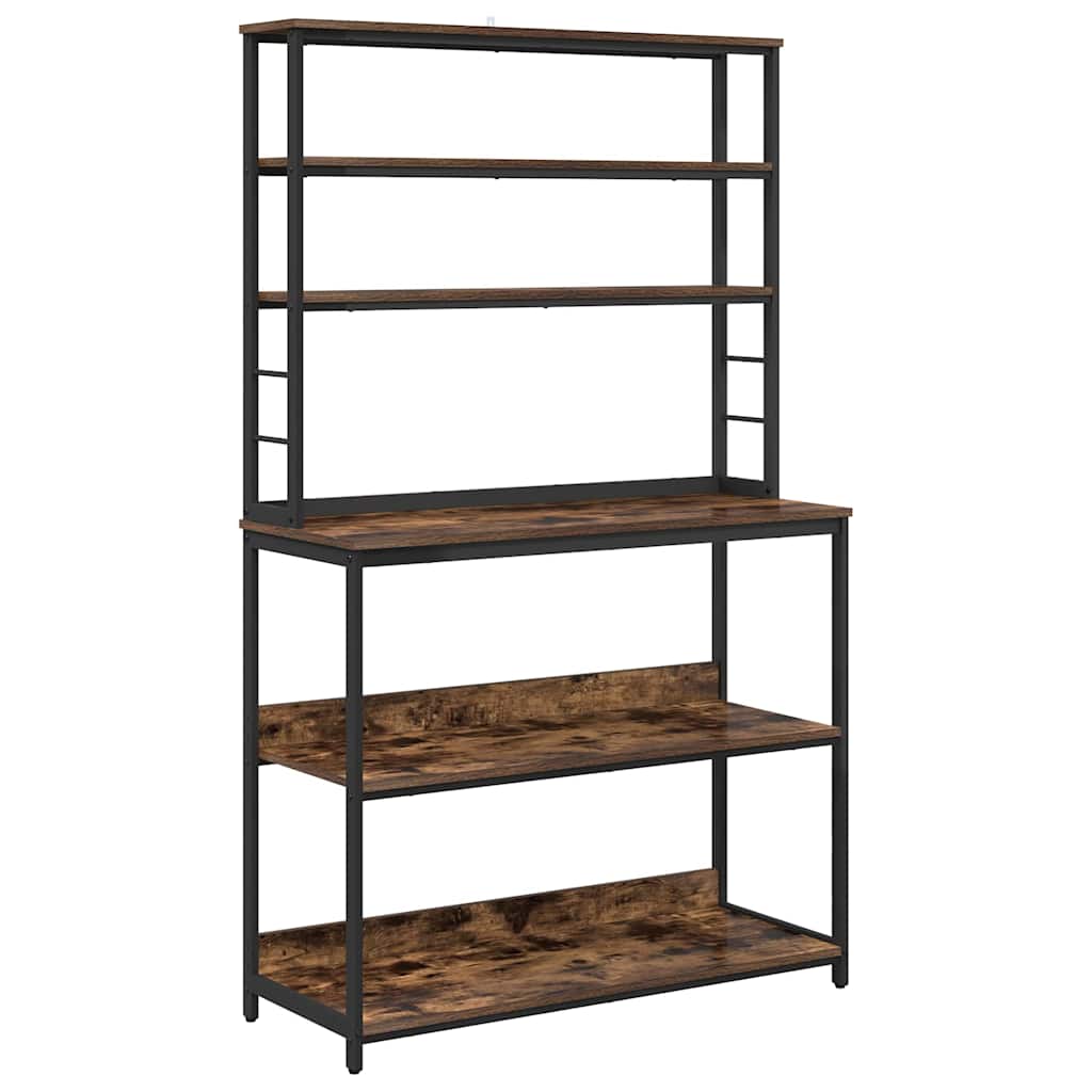 Mensola da cucina Rovere fumÃ© 100 x 40 x 168 cm