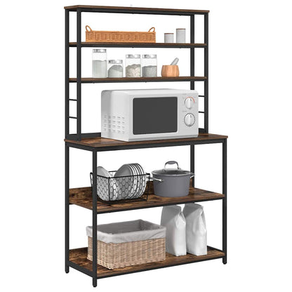 Mensola da cucina Rovere fumÃ© 100 x 40 x 168 cm