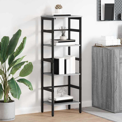 Libreria Grigio Sonoma 40 x 29,5 x 115 cm Legno multistrato