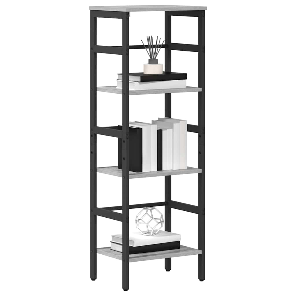 Libreria Grigio Sonoma 40 x 29,5 x 115 cm Legno multistrato