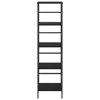 Libreria Rovere Nero 40 x 29,5 x 149 cm Legno multistrato