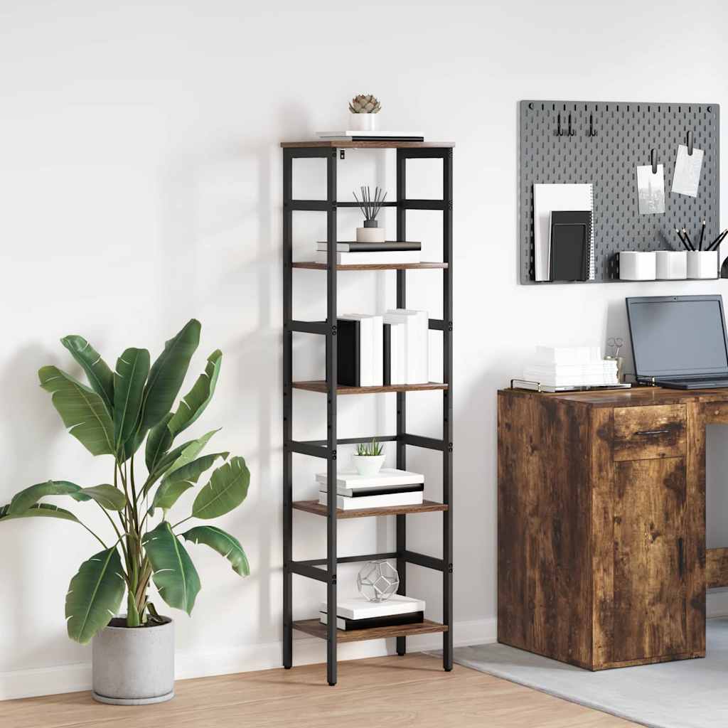 Libreria Rovere fumÃ© 40 x 29,5 x 149 cm Legno multistrato