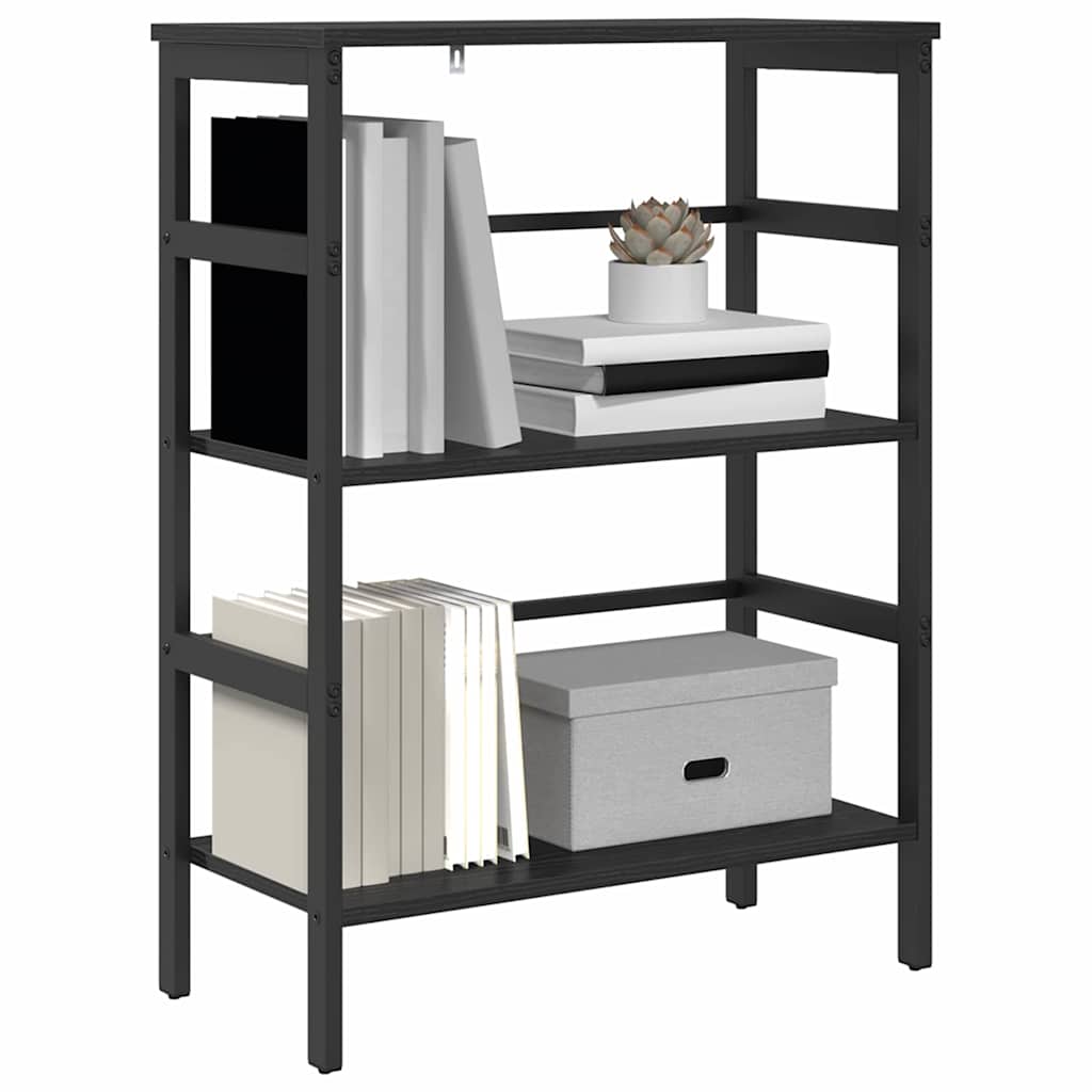 Libreria Rovere Nero 60 x 29,5 x 81 cm Legno multistrato