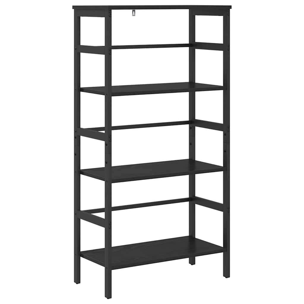 Libreria Rovere Nero 60 x 29,5 x 115 cm Legno multistrato