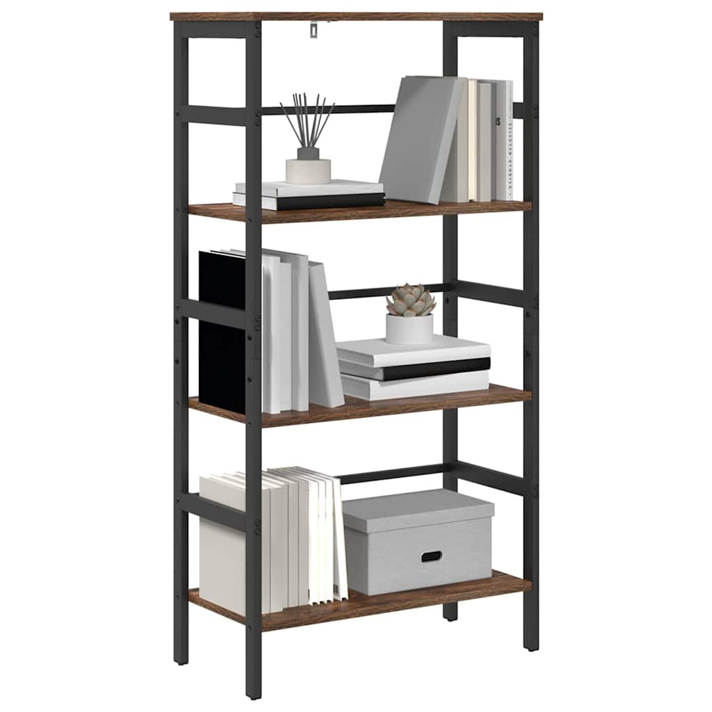 Libreria Rovere fumÃ© 60 x 29,5 x 115 cm Legno multistrato