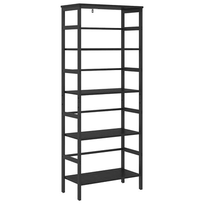 Libreria Rovere Nero 60 x 29,5 x 149 cm Legno multistrato