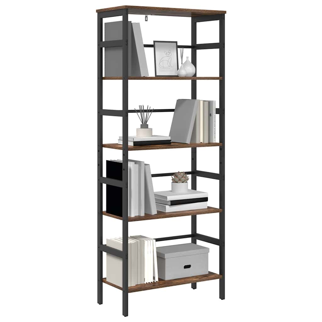 Libreria Rovere fumÃ© 60 x 29,5 x 149 cm Legno multistrato