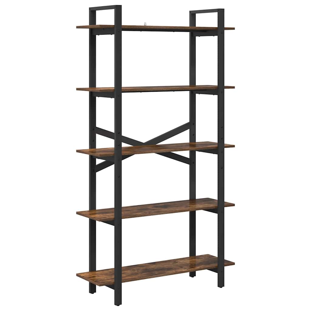 Libreria Rovere fumÃ© 100 x 33,5 x 178 cm Legno multistrato