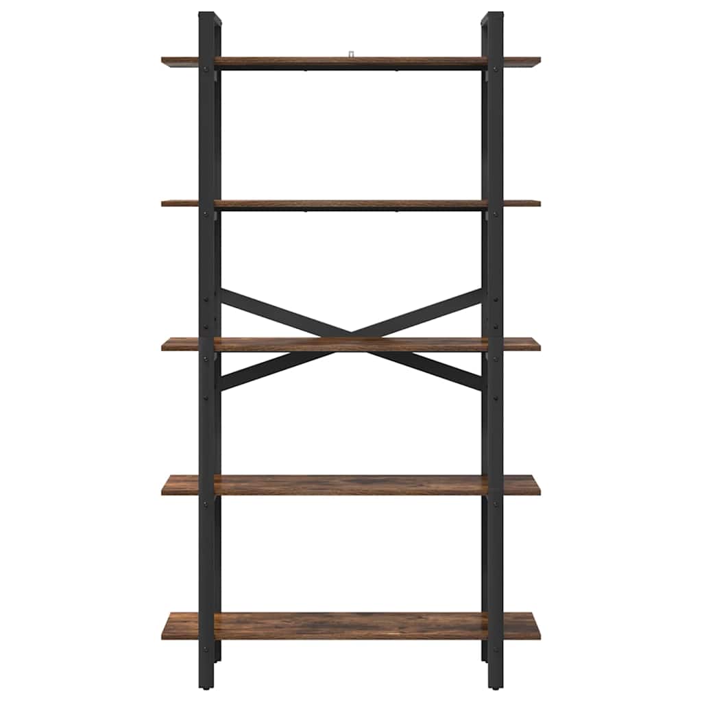 Libreria Rovere fumÃ© 100 x 33,5 x 178 cm Legno multistrato