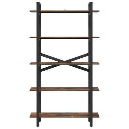 Libreria Rovere fumÃ© 100 x 33,5 x 178 cm Legno multistrato