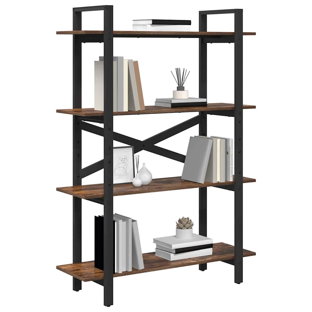 Libreria Rovere fumÃ© 100 x 33,5 x 140 cm Legno multistrato