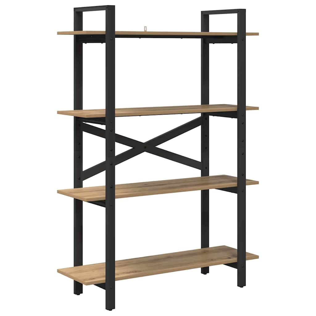 Libreria Rovere artigianale 100 x 33,5 x 140 cm