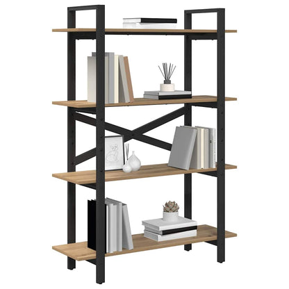 Libreria Rovere artigianale 100 x 33,5 x 140 cm