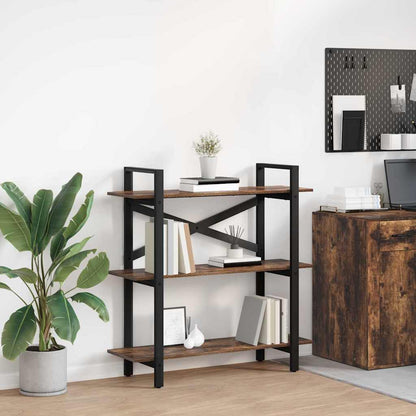 Libreria Rovere fumÃ© 100 x 33,5 x 102 cm Legno multistrato