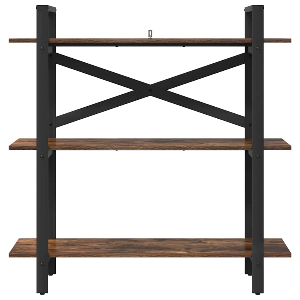 Libreria Rovere fumÃ© 100 x 33,5 x 102 cm Legno multistrato