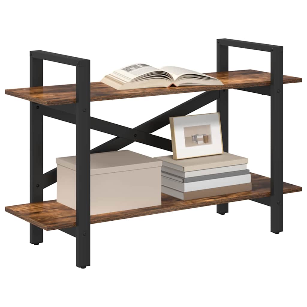 Libreria Rovere fumÃ© 100 x 33,5 x 64 cm Legno multistrato