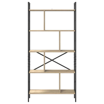 Libreria Rovere Sonoma 75 x 30 x 156 cm Legno multistrato
