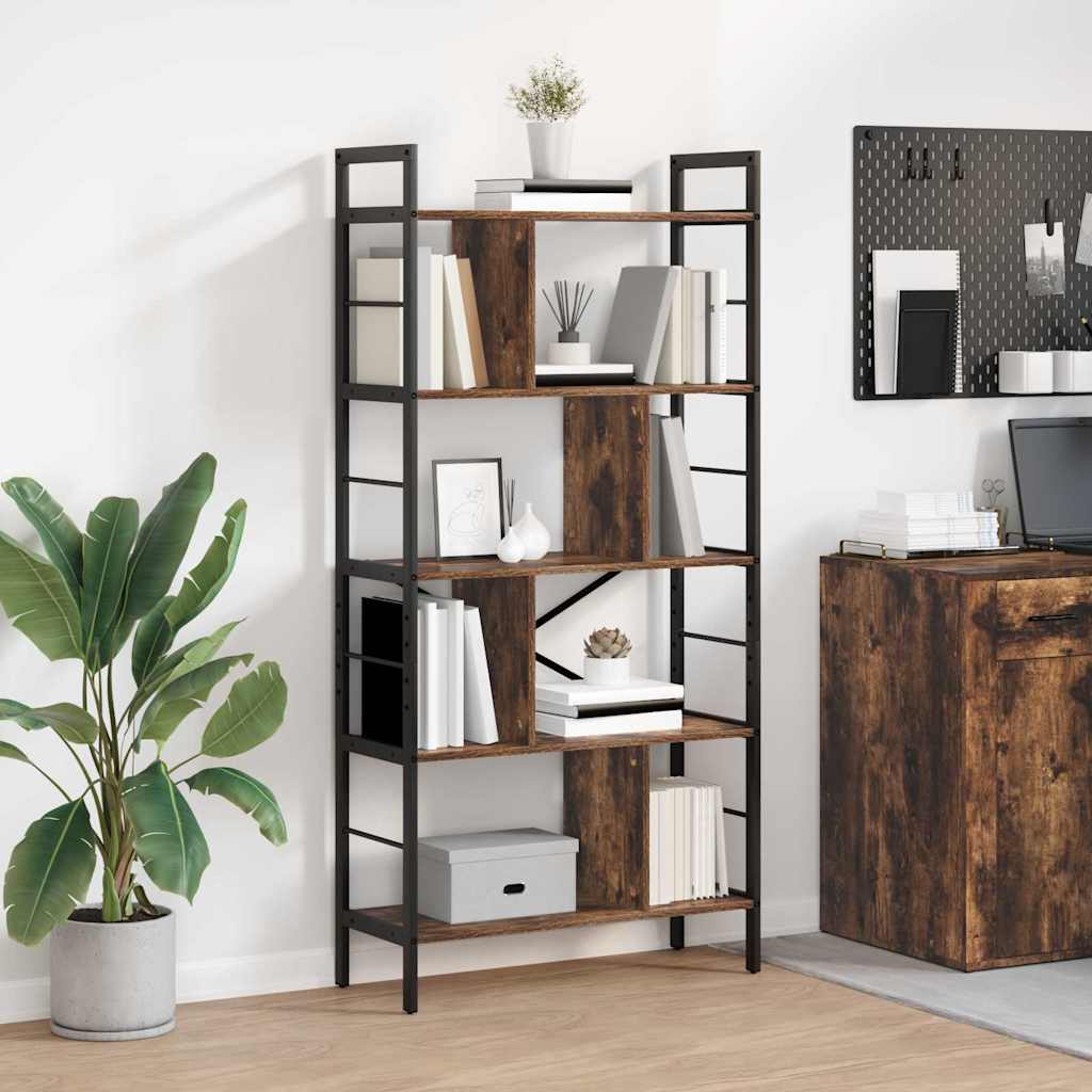 Libreria Rovere fumÃ© 75 x 30 x 156 cm Legno multistrato