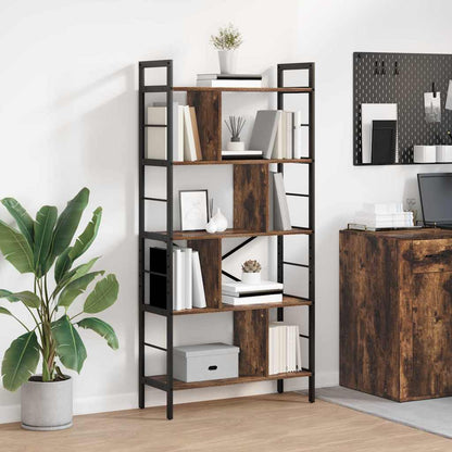 Libreria Rovere fumÃ© 75 x 30 x 156 cm Legno multistrato