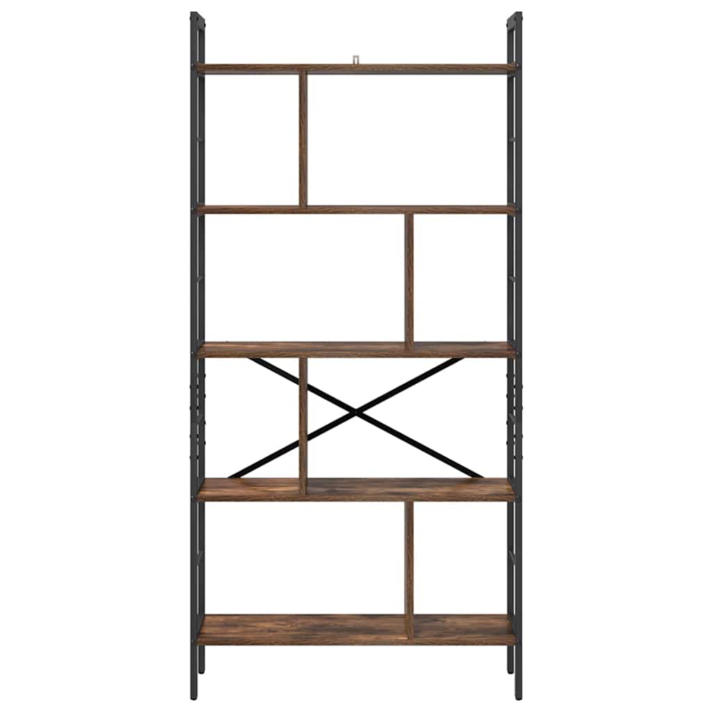 Libreria Rovere fumÃ© 75 x 30 x 156 cm Legno multistrato