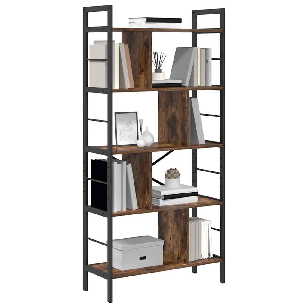 Libreria Rovere fumÃ© 75 x 30 x 156 cm Legno multistrato