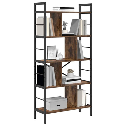 Libreria Rovere fumÃ© 75 x 30 x 156 cm Legno multistrato