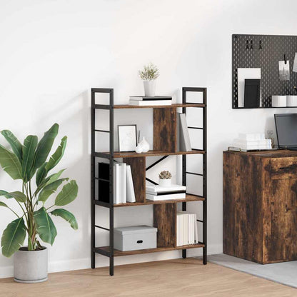 Libreria Rovere fumÃ© 75 x 30 x 123,5 cm Legno multistrato