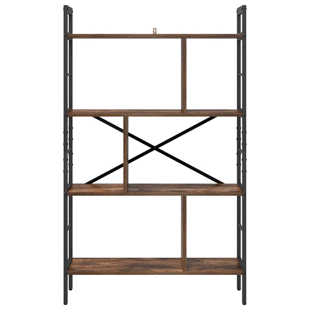 Libreria Rovere fumÃ© 75 x 30 x 123,5 cm Legno multistrato