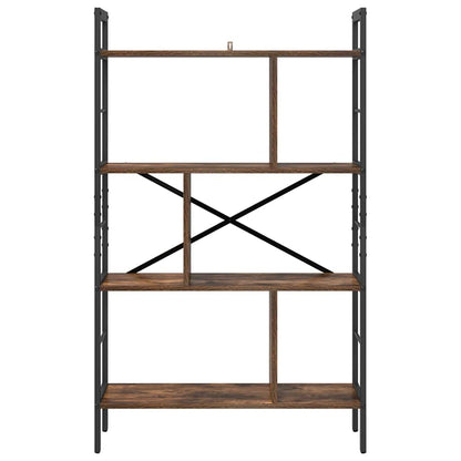 Libreria Rovere fumÃ© 75 x 30 x 123,5 cm Legno multistrato